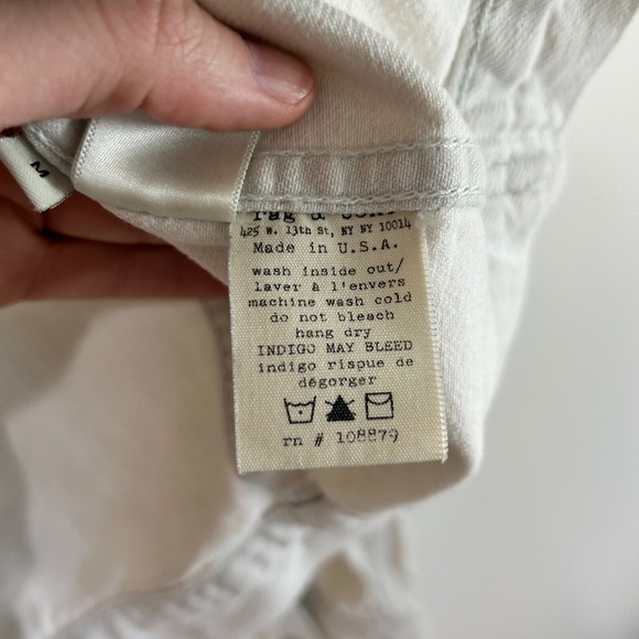 Rag & Bone Distressed Denim Jacket Size M - Picture 3 of 4